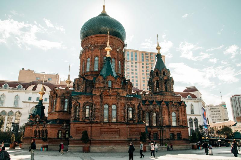 Harbin English tour guide ice festival and Russian architecture